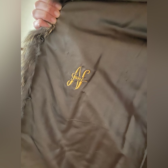 Gray Canadian Fox Fur Coat - Picture 3 of 3